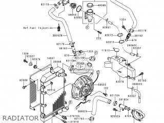 RADIATOR - VN1500J2 VN1500 DRIFTER 2000 EUROPE UK NR