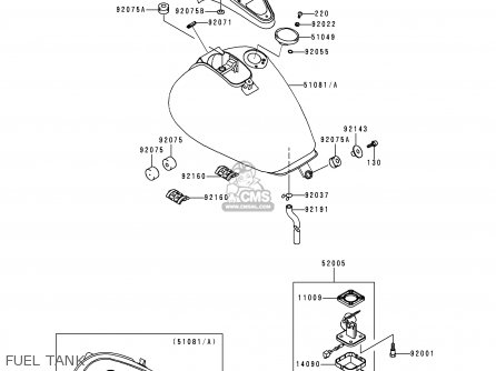 FUEL TANK - VN1500J2 VN1500 DRIFTER 2000 EUROPE UK NR