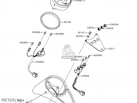 METER(S) - VN1500J2 VN1500 DRIFTER 2000 EUROPE UK NR