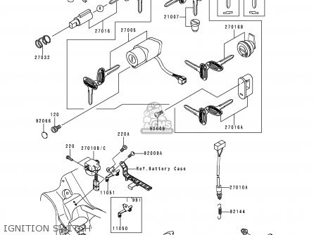 IGNITION SWITCH - VN1500J2 VN1500 DRIFTER 2000 EUROPE UK NR