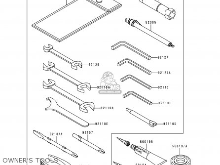 OWNER'S TOOLS - VN1500J2 VN1500 DRIFTER 2000 EUROPE UK NR