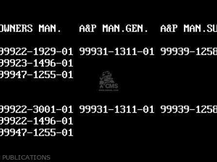 PUBLICATIONS - VN1500J2 VN1500 DRIFTER 2000 EUROPE UK NR