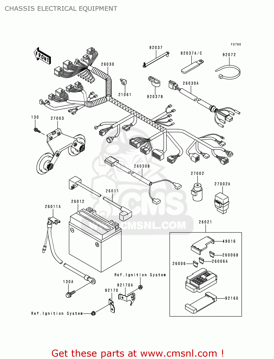 CHASSIS ELECTRICAL EQUIPMENT VN1500J2 VULCAN 1500 DRIFTER 2000 USA CALIFORNIA CANADA