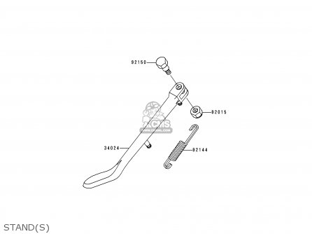 STAND(S) - VN1500J2 VULCAN 1500 DRIFTER 2000 USA CALIFORNIA CANADA