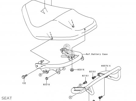 SEAT - VN1500J2 VULCAN 1500 DRIFTER 2000 USA CALIFORNIA CANADA