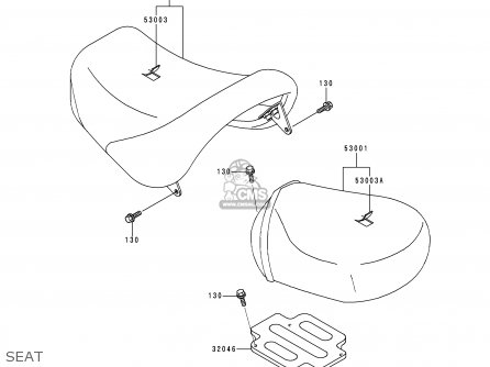 SEAT - VN1500L1 VULCAN 1500 NOMAD FI 2000 USA CALIFORNIA CANADA