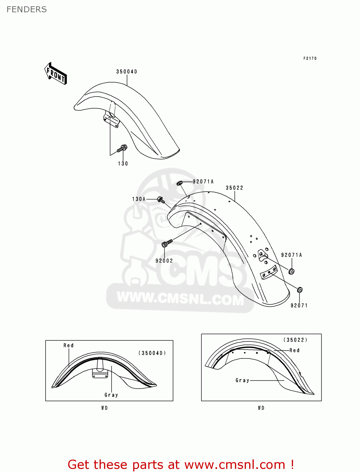 FENDERS VN1500L1H VN1500 CLASSIC TOURER FI 2000 EUROPE UK