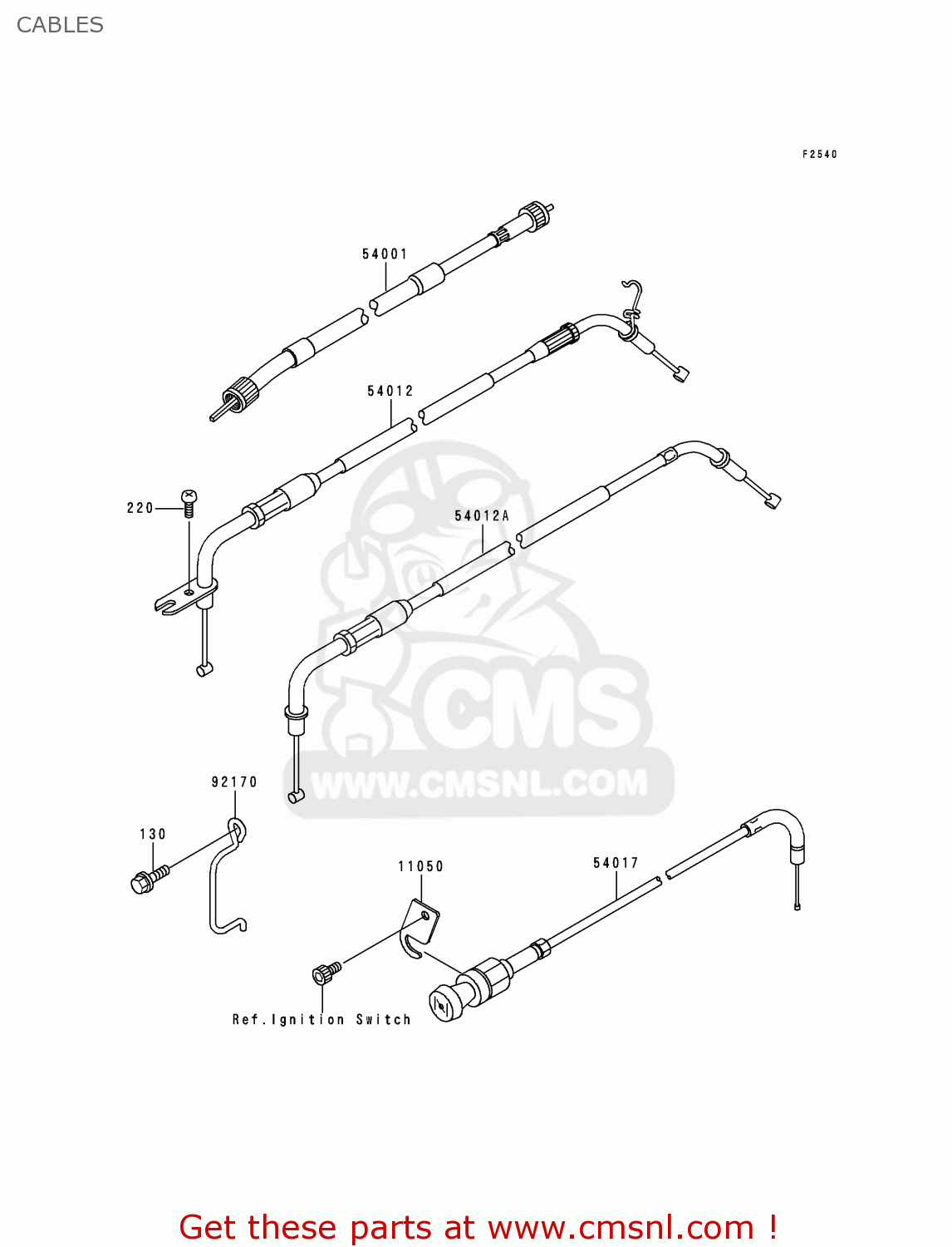 CABLES VN1500L1H VN1500 CLASSIC TOURER FI 2000 EUROPE UK
