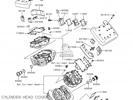 CYLINDER HEAD COVER - VN1500L1H VN1500 CLASSIC TOURER FI 2000 EUROPE UK