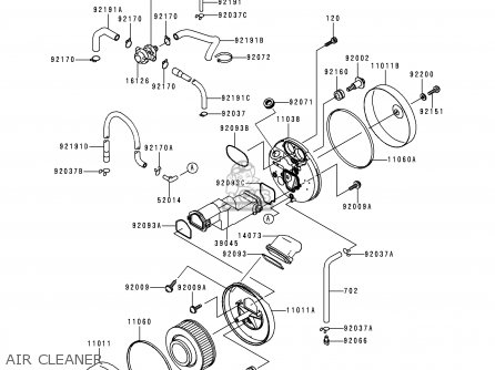 AIR CLEANER - VN1500L1H VN1500 CLASSIC TOURER FI 2000 EUROPE UK