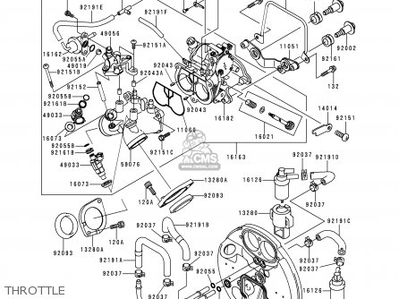 THROTTLE - VN1500L1H VN1500 CLASSIC TOURER FI 2000 EUROPE UK