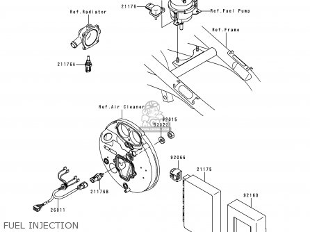 FUEL INJECTION - VN1500L1H VN1500 CLASSIC TOURER FI 2000 EUROPE UK