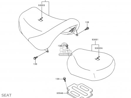 SEAT - VN1500L1H VN1500 CLASSIC TOURER FI 2000 EUROPE UK