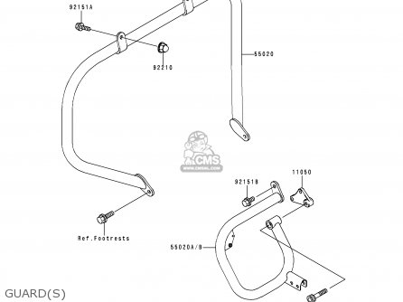 GUARD(S) - VN1500L1H VN1500 CLASSIC TOURER FI 2000 EUROPE UK