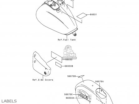 LABELS - VN1500L1H VN1500 CLASSIC TOURER FI 2000 EUROPE UK