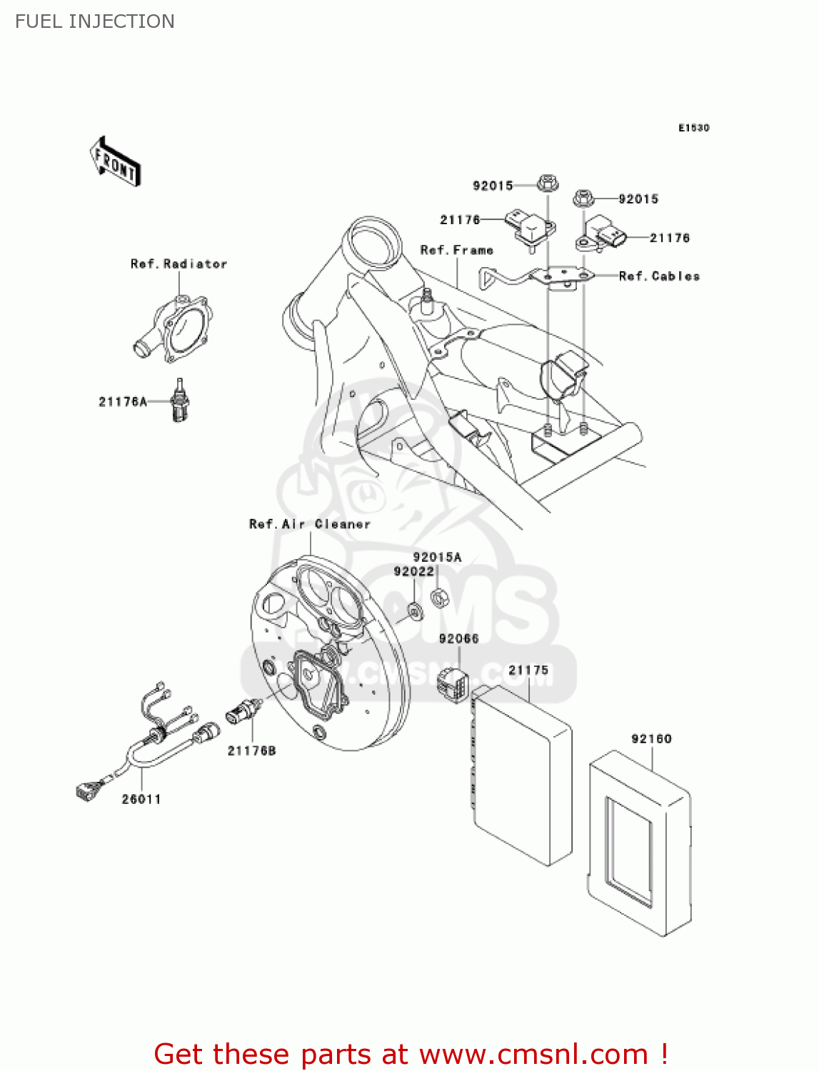 FUEL INJECTION VN1500L3 VULCAN 1500 NOMAD FI 2002 USA CALIFORNIA CANADA