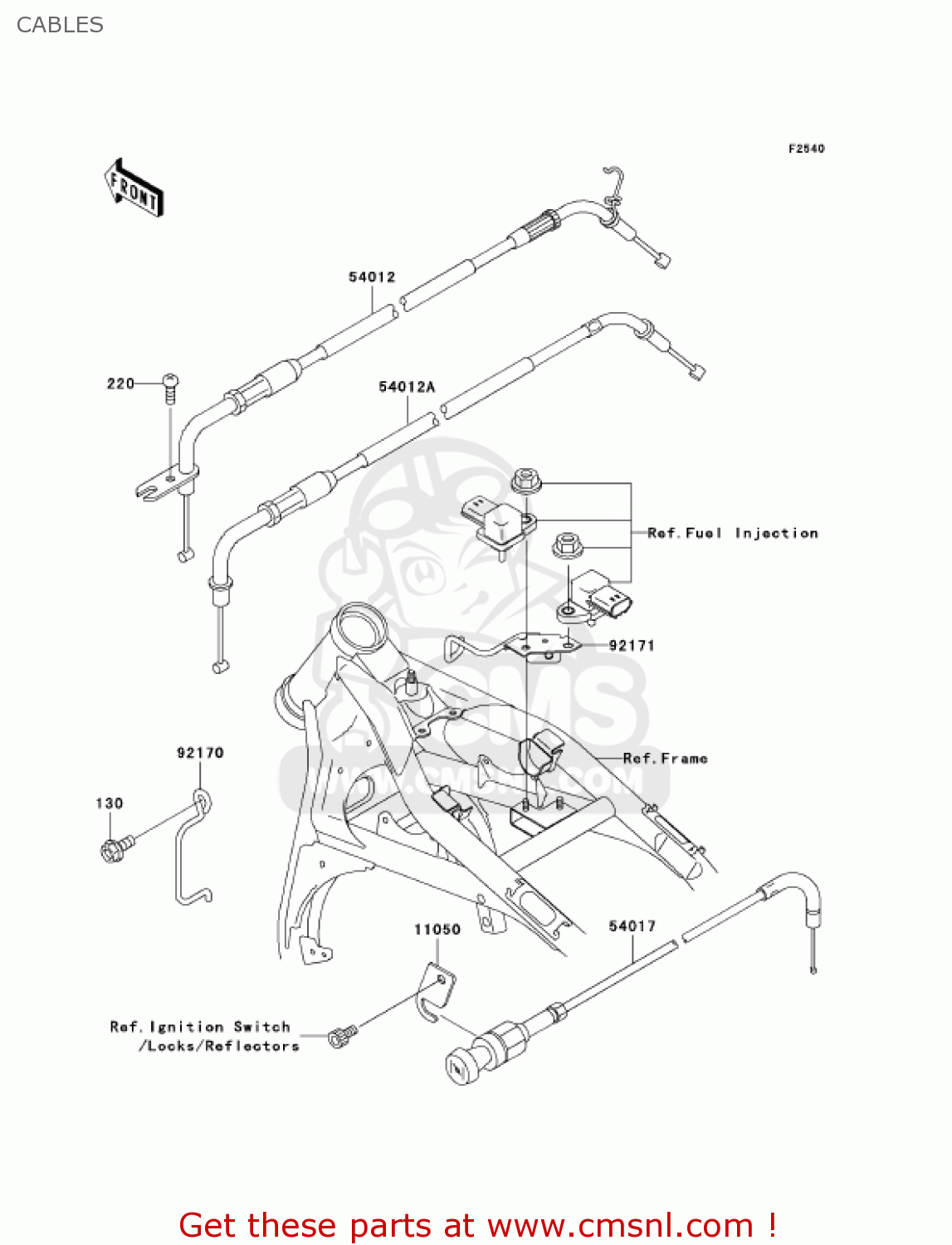 CABLES VN1500L3 VULCAN 1500 NOMAD FI 2002 USA CALIFORNIA CANADA