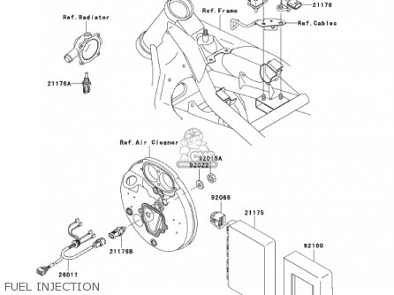 FUEL INJECTION - VN1500L3 VULCAN 1500 NOMAD FI 2002 USA CALIFORNIA CANADA