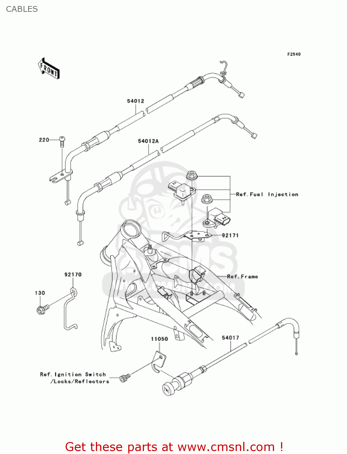 CABLES VN1500L4 VULCAN 1500 NOMAD FI 2003 USA CALIFORNIA CANADA