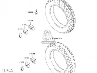 TIRES - VN1500L4 VULCAN 1500 NOMAD FI 2003 USA CALIFORNIA CANADA