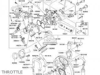 THROTTLE - VN1500L4 VULCAN 1500 NOMAD FI 2003 USA CALIFORNIA CANADA