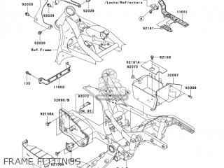 FRAME FITTINGS - VN1500L4 VULCAN 1500 NOMAD FI 2003 USA CALIFORNIA CANADA