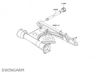 SWINGARM - VN1500L4 VULCAN 1500 NOMAD FI 2003 USA CALIFORNIA CANADA