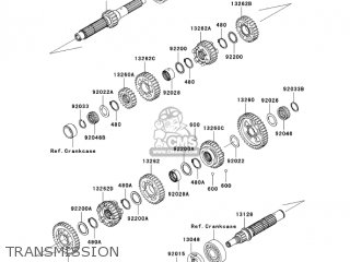 TRANSMISSION - VN1500L5 VULCAN 1500 NOMAD FI 2004 USA CALIFORNIA CANADA