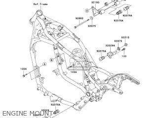 ENGINE MOUNT - VN1500L5 VULCAN 1500 NOMAD FI 2004 USA CALIFORNIA CANADA