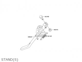 STAND(S) - VN1500L5 VULCAN 1500 NOMAD FI 2004 USA CALIFORNIA CANADA