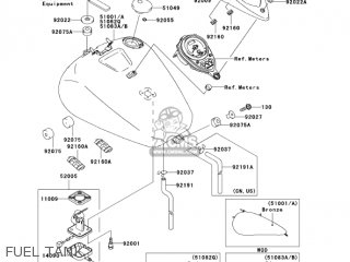 FUEL TANK - VN1500L5 VULCAN 1500 NOMAD FI 2004 USA CALIFORNIA CANADA
