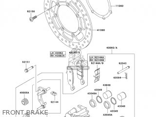 FRONT BRAKE - VN1500L5 VULCAN 1500 NOMAD FI 2004 USA CALIFORNIA CANADA