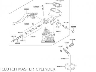 CLUTCH MASTER CYLINDER - VN1500L5 VULCAN 1500 NOMAD FI 2004 USA CALIFORNIA CANADA
