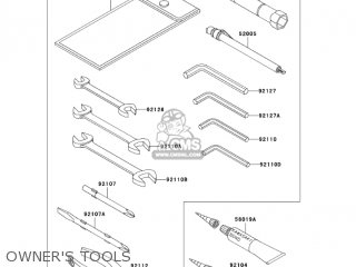 OWNER'S TOOLS - VN1500L5 VULCAN 1500 NOMAD FI 2004 USA CALIFORNIA CANADA
