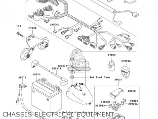CHASSIS ELECTRICAL EQUIPMENT - VN1500L5 VULCAN 1500 NOMAD FI 2004 USA CALIFORNIA CANADA