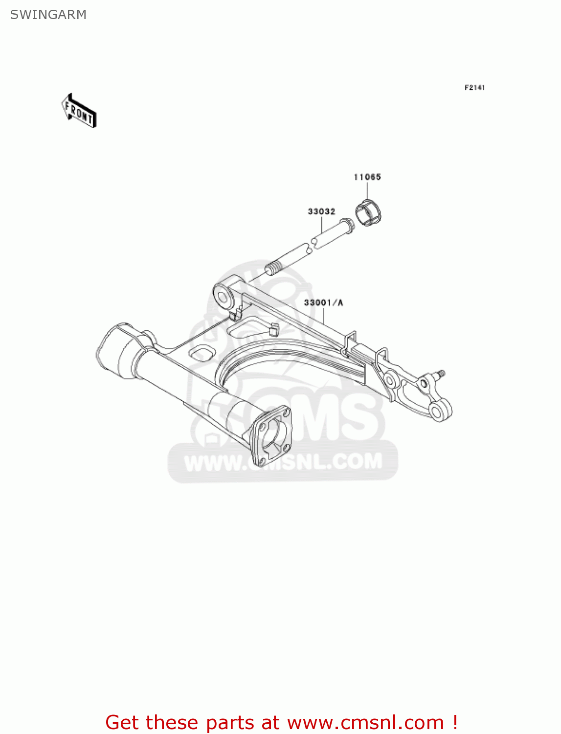 SWINGARM VN1500N2 VULCAN 1500 CLASSIC FI 2001 USA CALIFORNIA CANADA