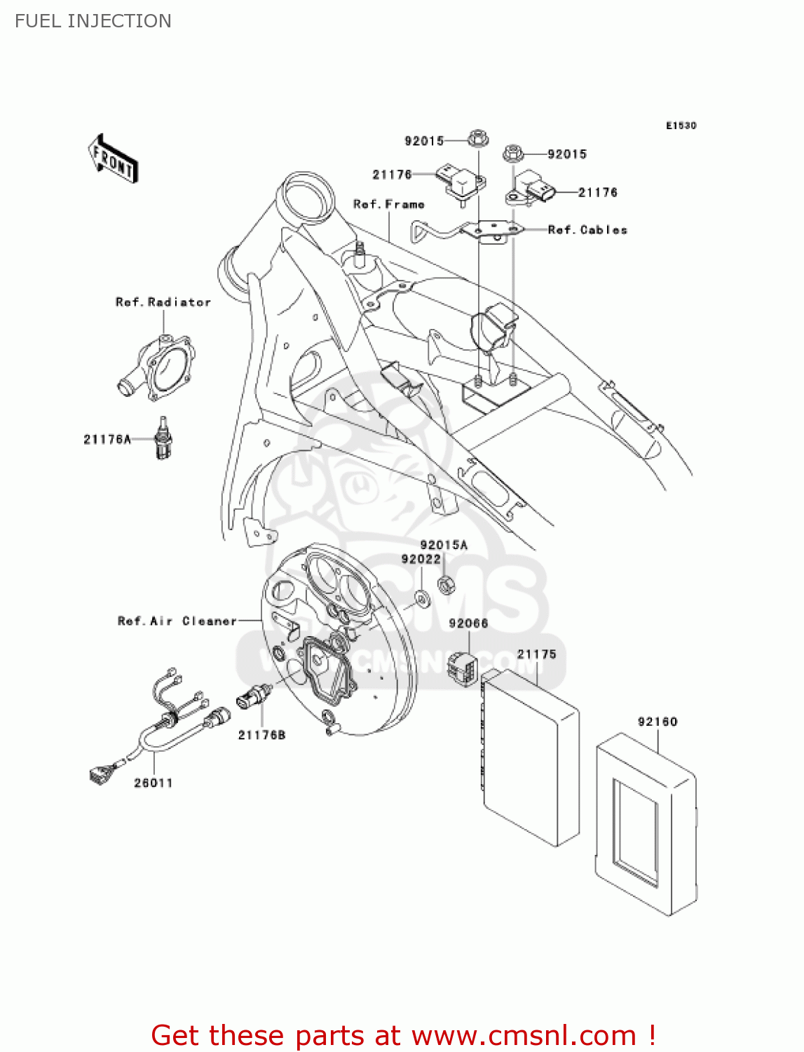 FUEL INJECTION VN1500N2 VULCAN 1500 CLASSIC FI 2001 USA CALIFORNIA CANADA