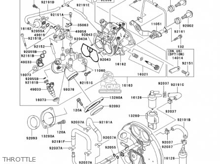THROTTLE - VN1500N2 VULCAN 1500 CLASSIC FI 2001 USA CALIFORNIA CANADA