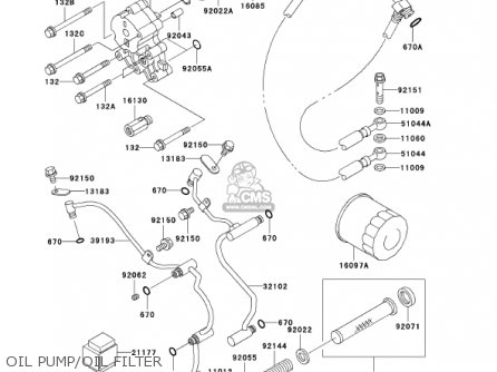 OIL PUMP/OIL FILTER - VN1500N2 VULCAN 1500 CLASSIC FI 2001 USA CALIFORNIA CANADA
