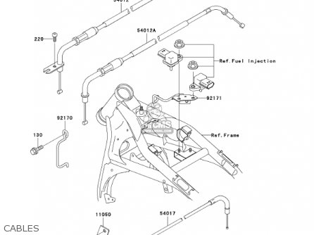 CABLES - VN1500N2 VULCAN 1500 CLASSIC FI 2001 USA CALIFORNIA CANADA