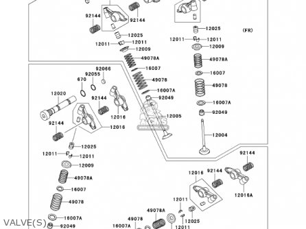 VALVE(S) - VN1500N2 VULCAN 1500 CLASSIC FI 2001 USA CALIFORNIA CANADA