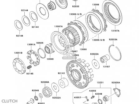 CLUTCH - VN1500N2 VULCAN 1500 CLASSIC FI 2001 USA CALIFORNIA CANADA