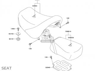 SEAT - VN1500N2 VULCAN 1500 CLASSIC FI 2001 USA CALIFORNIA CANADA