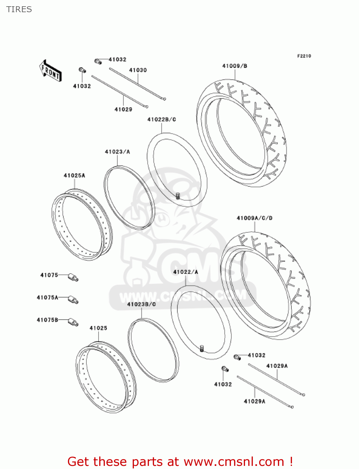 TIRES VN1500N3 VULCAN 1500 CLASSIC FI 2002 USA CALIFORNIA CANADA