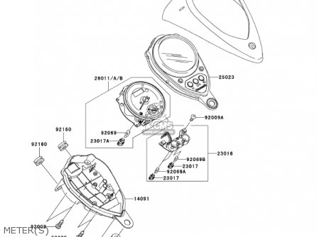 METER(S) - VN1500N3 VULCAN 1500 CLASSIC FI 2002 USA CALIFORNIA CANADA