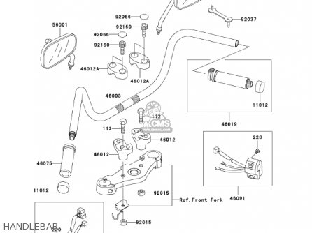 HANDLEBAR - VN1500N3 VULCAN 1500 CLASSIC FI 2002 USA CALIFORNIA CANADA