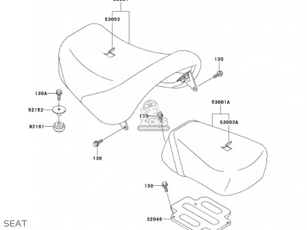 SEAT - VN1500N3 VULCAN 1500 CLASSIC FI 2002 USA CALIFORNIA CANADA
