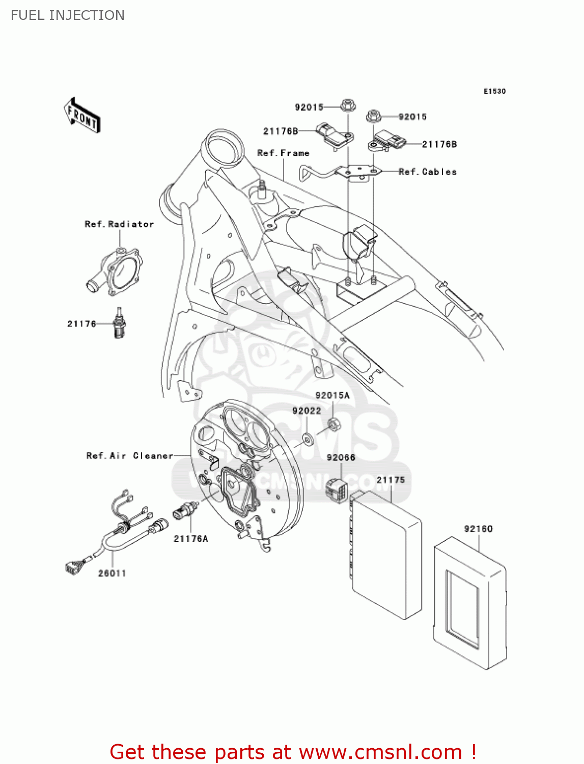 FUEL INJECTION VN1500N4 VULCAN 1500 CLASSIC 2005 USA CALIFORNIA CANADA