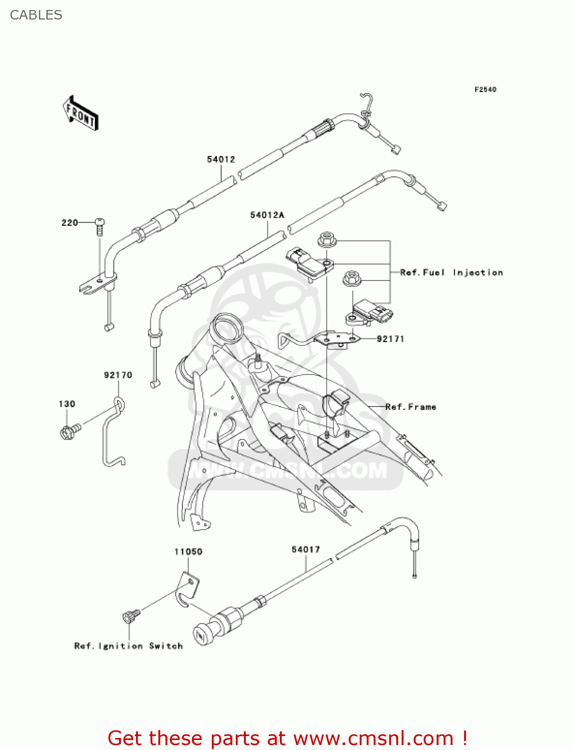 CABLES VN1500N4 VULCAN 1500 CLASSIC 2005 USA CALIFORNIA CANADA