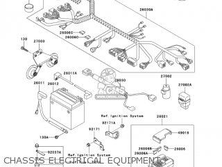 CHASSIS ELECTRICAL EQUIPMENT - VN1500N4 VULCAN 1500 CLASSIC 2005 USA CALIFORNIA CANADA